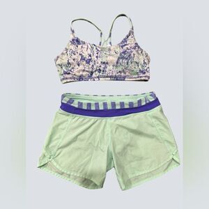 SET Ivivva sports bra & shorts